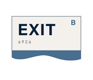 E.2 tactile exit.