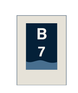 S.4 pile face plate, B over 7.